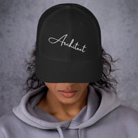 Image 6 of Architect Embroidered Retro Trucker Cap