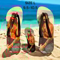 Image 1 of Jason Momoa flip flops