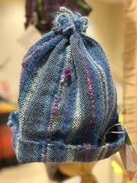 Image 3 of Wild & Wonderful Hat—Blues in Alpaca/Merino