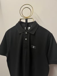 Image 2 of HANDSHAKE POLO BLACK