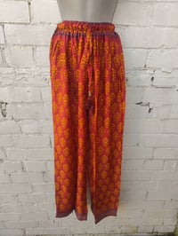 Image 7 of  M/l Sari PJ lounge set with Bag tassel red orange