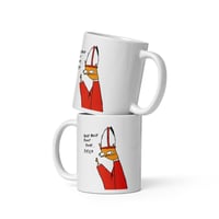 Image 3 of beep beep White glossy mug 