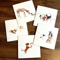Image 1 of Canine Encounters - Set of 5 Luxury Greetings Cards