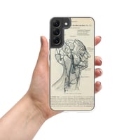 Image 3 of Antique Anatomical Illustration Veins of the Human Head Clear Case for Samsung®