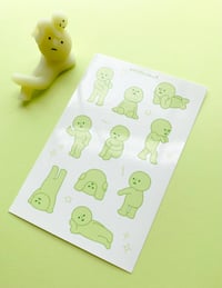 Image 2 of Smiski Sticker Sheet