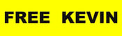 Image of Free Kevin Bumper Sticker