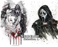 Image 1 of Scream Art Print Selection 1 