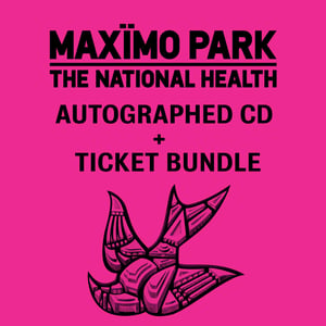 Image of MAXIMO PARK Ticket and Autographed CD bundle