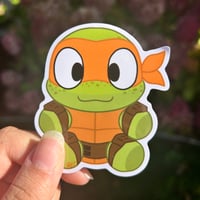 TMNT 12! Mikey JUMBO Sticker