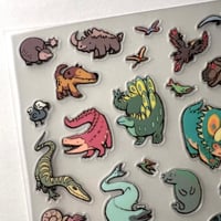 Image 5 of Mesozoic+Cenozoic Creatures Sticker Sheet copy