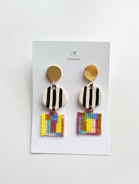 Paire de boucles d'oreilles céramique TISSA 5