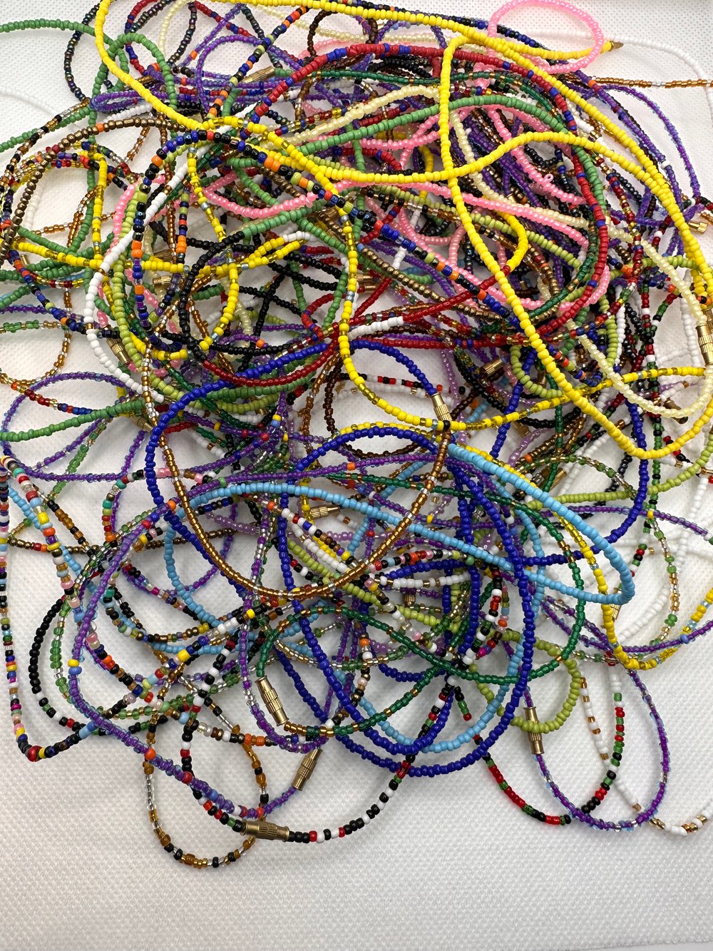 African Waistbeads Kenya Screw Clasp Size 33 Waist