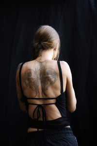 Image 1 of VIRA top, black mesh