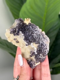 Image 1 of QR CODE PURPLE CUBIC FLUORITE -GUIZHOU CHINA- I