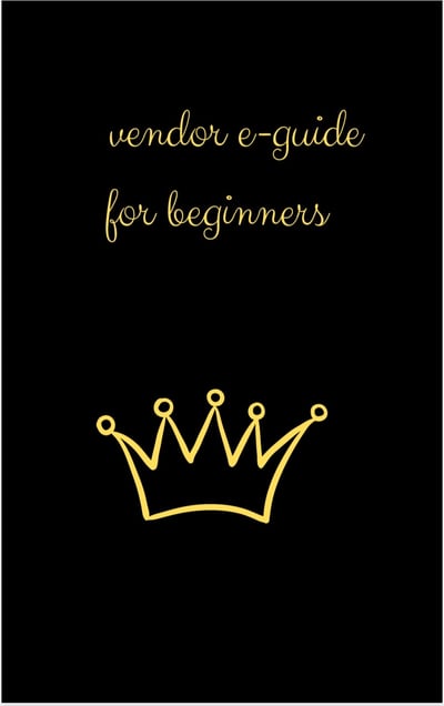 Image of Vendor guide for beginners 