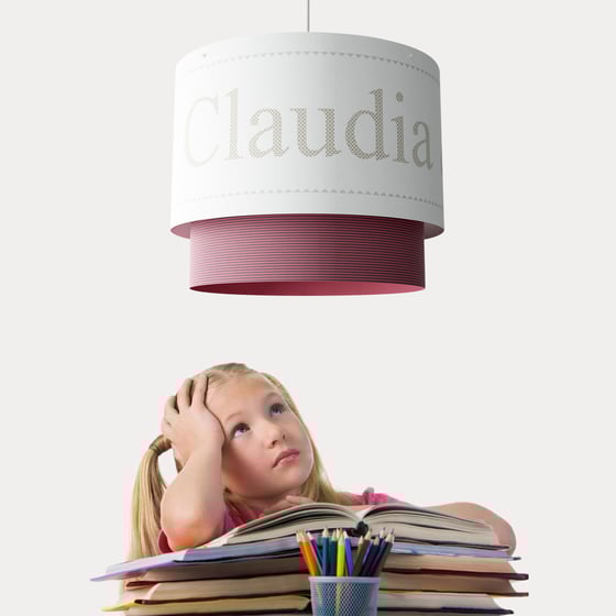 Image of Lámpara infantil de suspensión (personalizable) "NOMBRES"