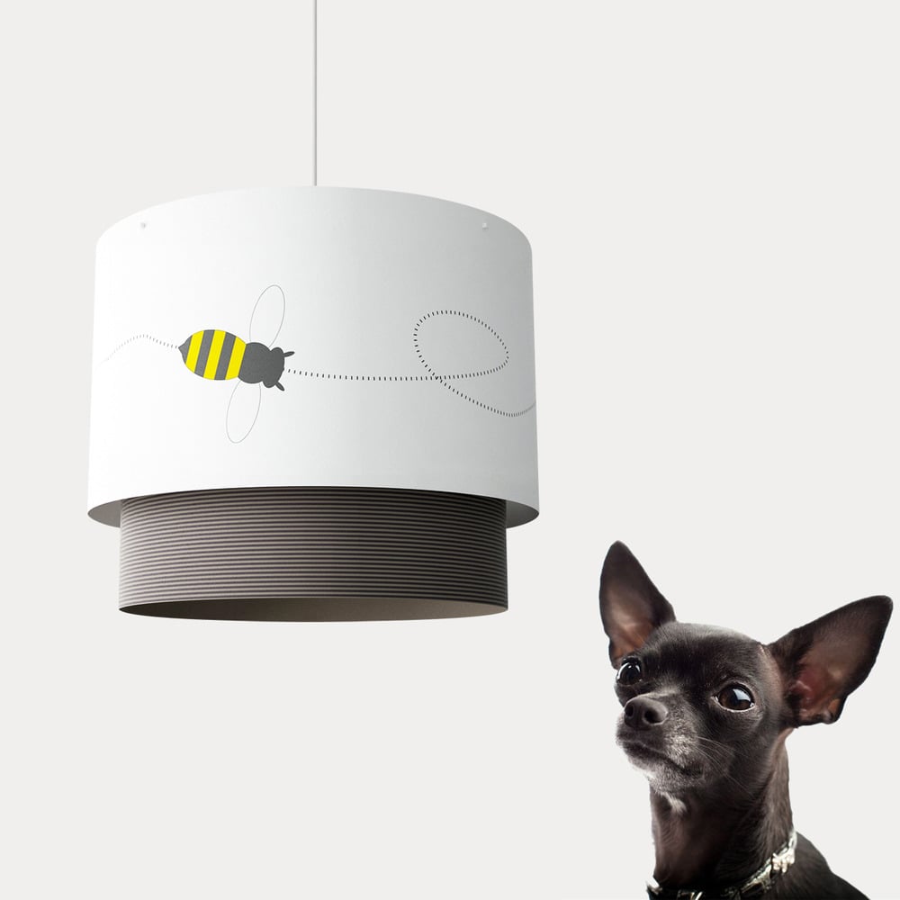 Image of Lámpara infantil de suspensión "ABEJAS"