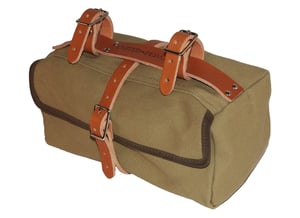 Image of Moss Saddlebag | 18oz Cotton Duck | British Tan