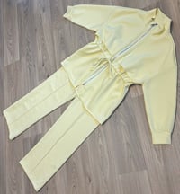 Image 1 of Tie waist lounge set - 2 colours 