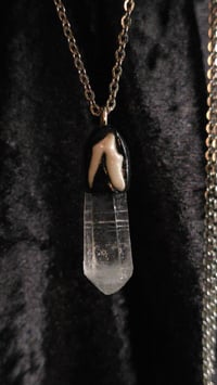 Image 9 of Fox tooth quartz amulet 