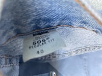 Image 3 of 90s LEVIS 505 DENIM SHORTS / SIZE 40