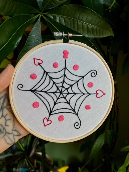 Image of Spider Web Hoop 