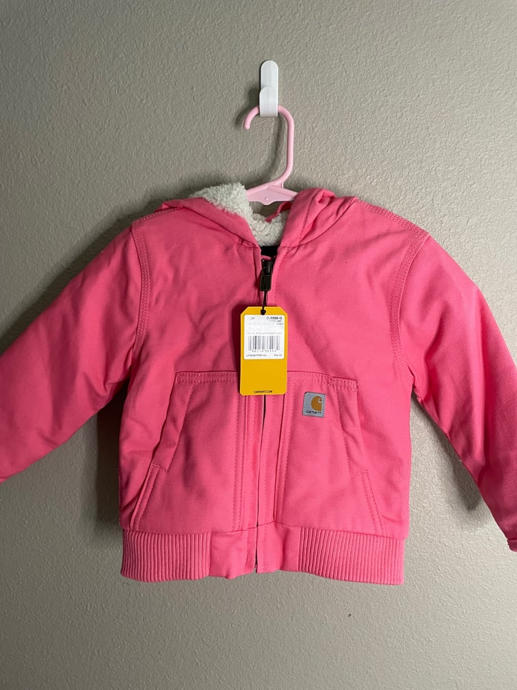 Image of 12month Pink Carhartt jacket 