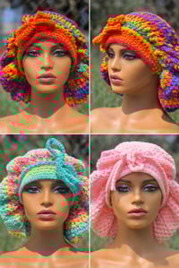 Image 1 of Crochet Bonnet