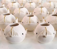 Image 3 of Original White Agnes the Anglerfish Vase