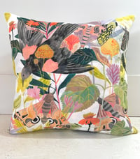 Image 1 of Red Winged Black Bird Pillow Cover