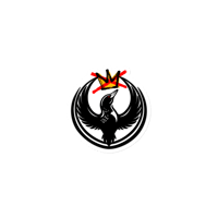 Image 2 of No Kings Rebel Loon Magnet