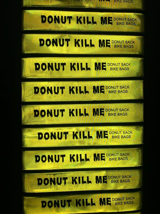 Image of “Donut Kill Me” Reflective Strap