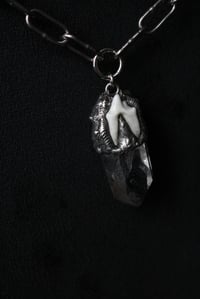 Image 7 of Dead Good quartz and fox tooth Soldered chunky Amulet