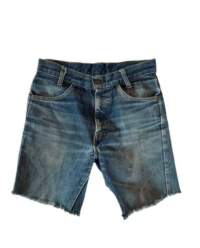 late 60s Levi's best patina cut offs 