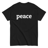 Image 2 of Unisex classic tee, Peace Tee