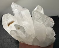 Image 5 of Clear Quartz Points Cluster With Chlorite Inclusions Statement Piece #2543