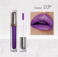 Image 4 of Diamond shimmer glitter velvet lipstick 