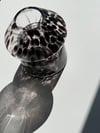 BLACK SPOTTY GLASS LAMPS 