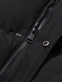 Image 3 of REVERSE TRAPFITTED PUFFER (EMBROIDERED) - BLACK