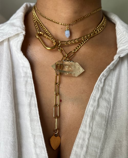 Image of DARA • Citrine Drop Necklace