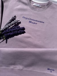 Image 2 of Orgullosamente Mujer - Ser Mujer Es Poder Embroidered Top