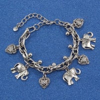 Image 1 of Elephant charm anklet 