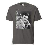 Image 4 of Nikola Tesla Portrait Unisex garment-dyed heavyweight t-shirt