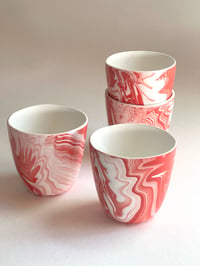 Image 2 of Red Marbled Tumbler 