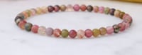 Coloured Tourmaline Crystal bracelet