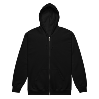 Image 4 of Back Print Angel Logo Zip Hoodie