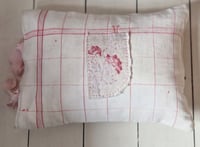 Pretty Vintage Check Cushion