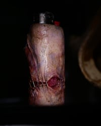 Image 18 of Monstrous Glow Bic Lighter Sleeve OOAK