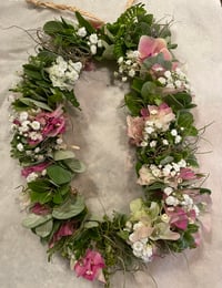 Image 2 of Lei po’o or neck lei. Local pickup only