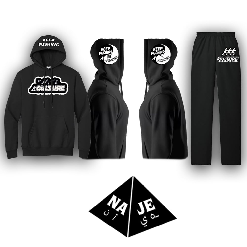 Push The Culture Hoodie Set